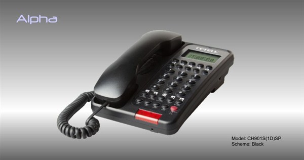 Điện thoại bàn Cotell Alpha CH901S(1D)SP-Black