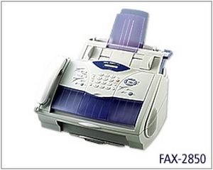 may fax brother  2850 laser trang den