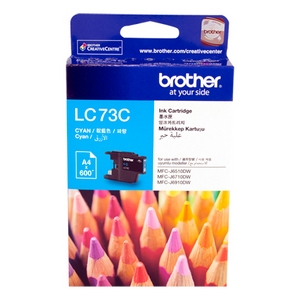 muc in brother lc 73 cyan ink cartridighe lc 73c