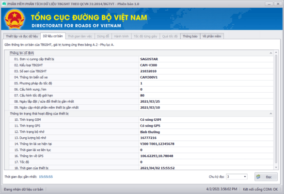 THIẾT BỊ GIÁM SÁT HÀNH TRÌNH MODEL CAM-V300 9 truyen du lieu len tong cuc duong bo2 586x400 1